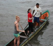 International Service Learning Program Boat Paddling Local Culture Brazil Island