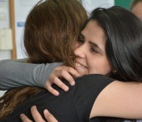 Volunteer Teach Abroad Teacher Hugs Students